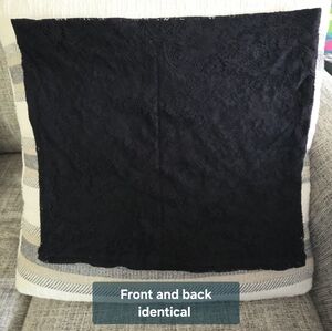 No Boundaries Black Lace Accent Skirt